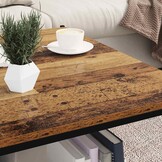 vidaXL Boekenplank Bord 3-laags 4 st 80 x 40 x 1,5 cm Bewerkt hout