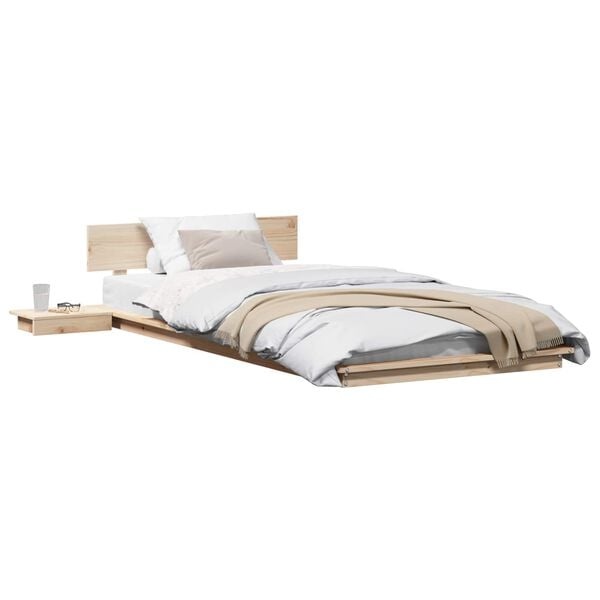vidaXL Bedframe Bruin 80 x 200 cm Hout