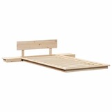 vidaXL Bedframe Bruin 80 x 200 cm Hout