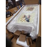vidaXL Romdivider Paneel Wit 176,5 x 165 cm MDF