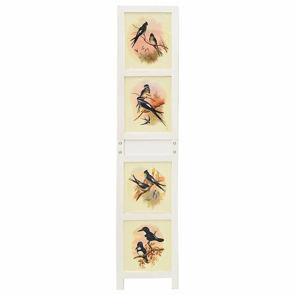vidaXL Romdivider Paneel Wit 176,5 x 165 cm MDF