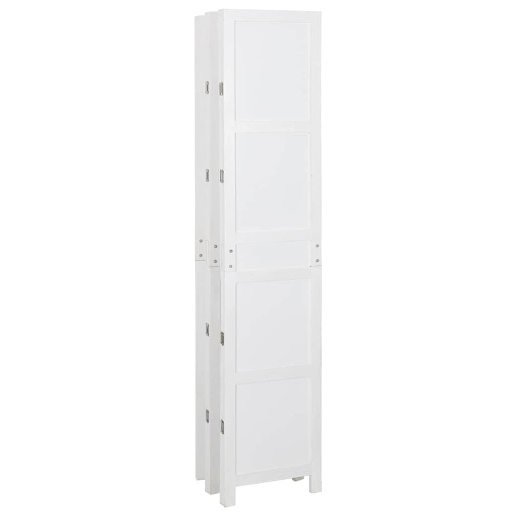 vidaXL Romdivider Paneel Wit 176,5 x 165 cm MDF