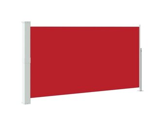 vidaXL Wind-/zonnescherm uittrekbaar 160x300 cm rood