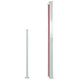 vidaXL Wind-/zonnescherm uittrekbaar 160x300 cm rood