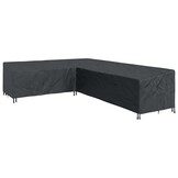 vidaXL Meubelhoes 330 x 255 x 80 cm 600D Oxford Stof L-vorm Waterdicht