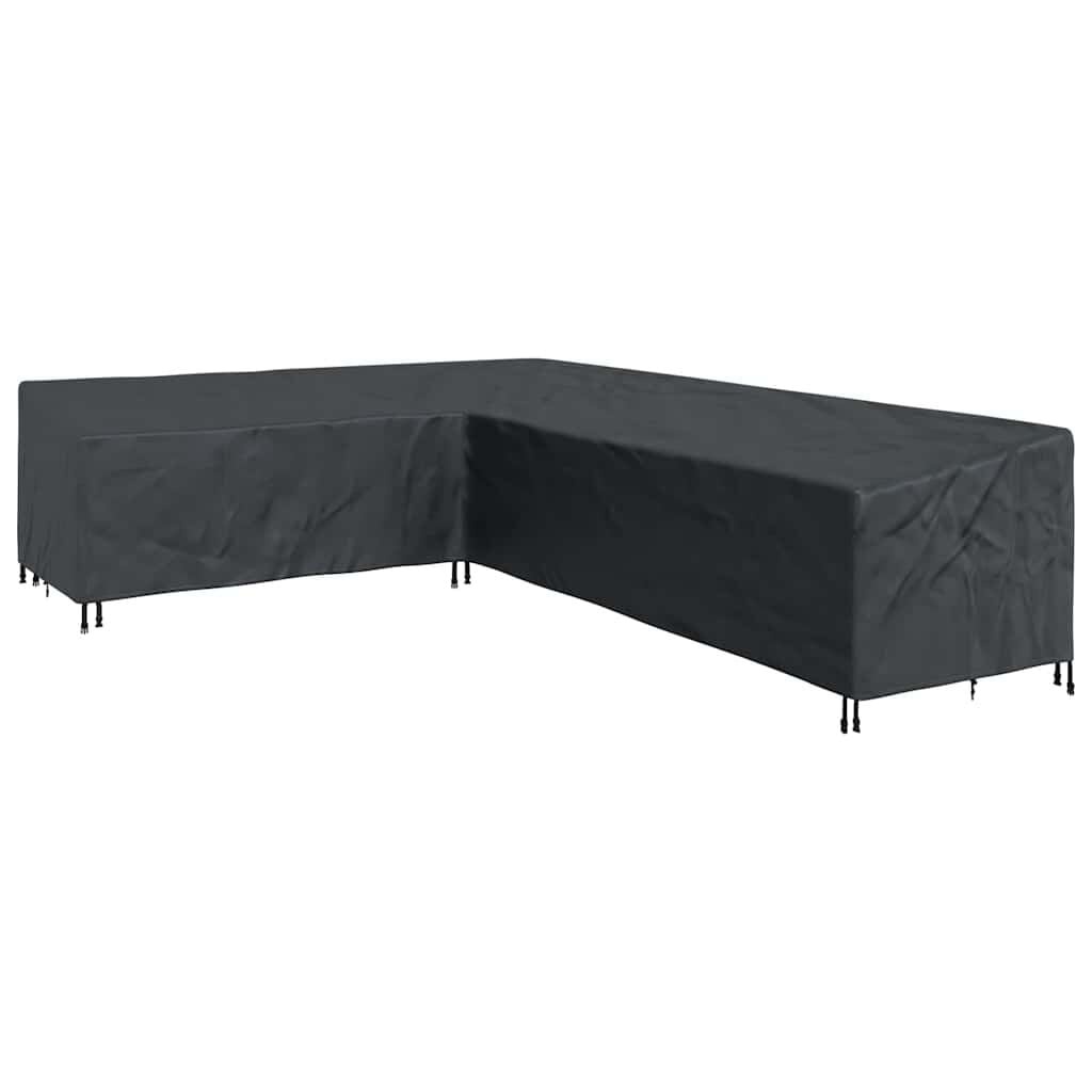 vidaXL Meubelhoes 330 x 255 x 80 cm 600D Oxford Stof L-vorm Waterdicht