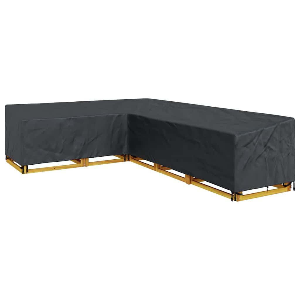 vidaXL Meubelhoes 330 x 255 x 80 cm 600D Oxford Stof L-vorm Waterdicht