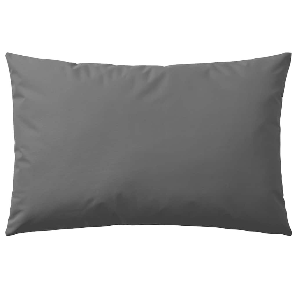 vidaXL Buitenkussens 60x40 cm grijs 4 st