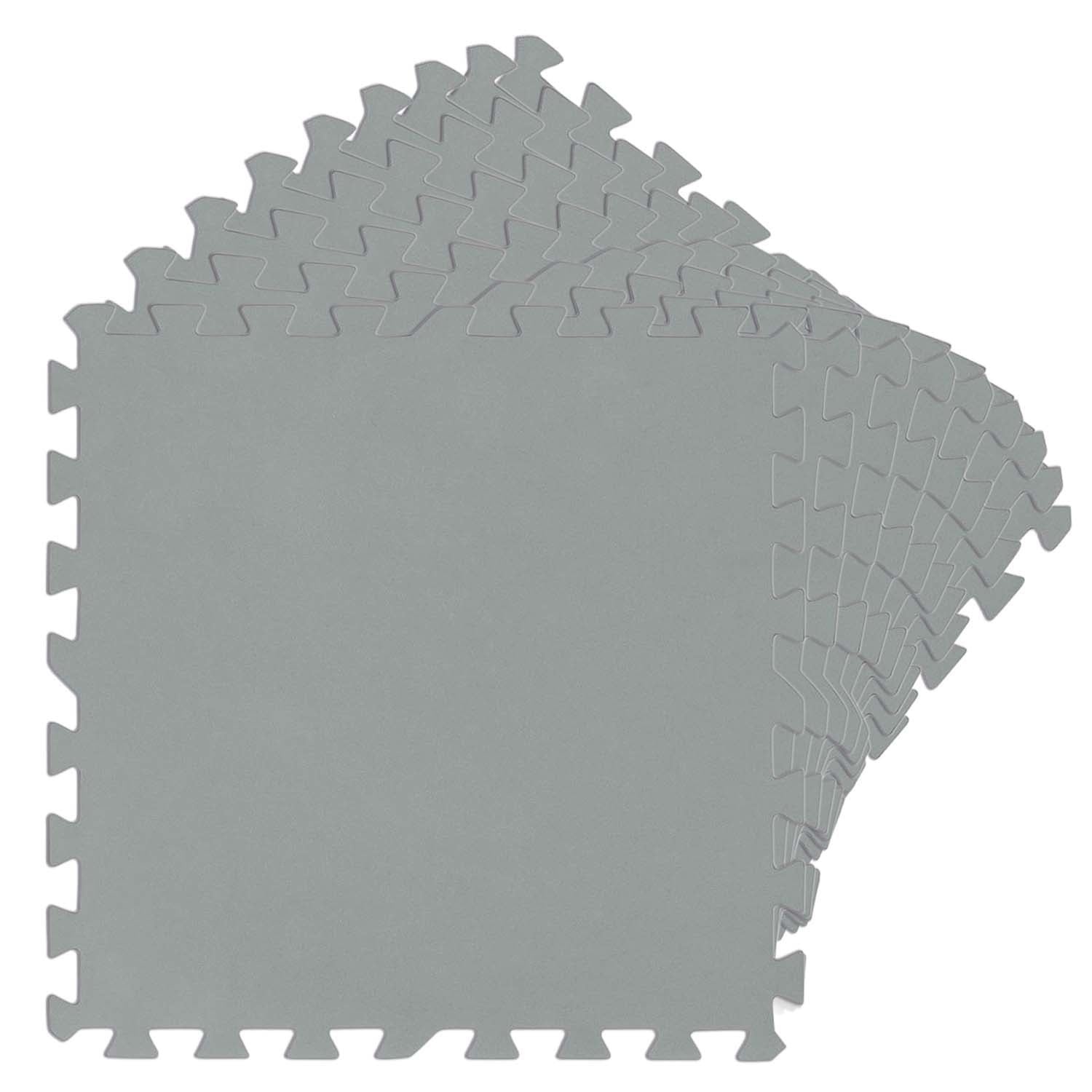 Bestway - zwembad tegels - 50x50 - set van 9 - grijs