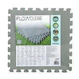 Bestway - zwembad tegels - 50x50 - set van 9 - grijs