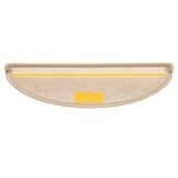 vidaXL Trapmatten zelfklevend 15 st sisal-look 56x17x3 cm zandkleurig