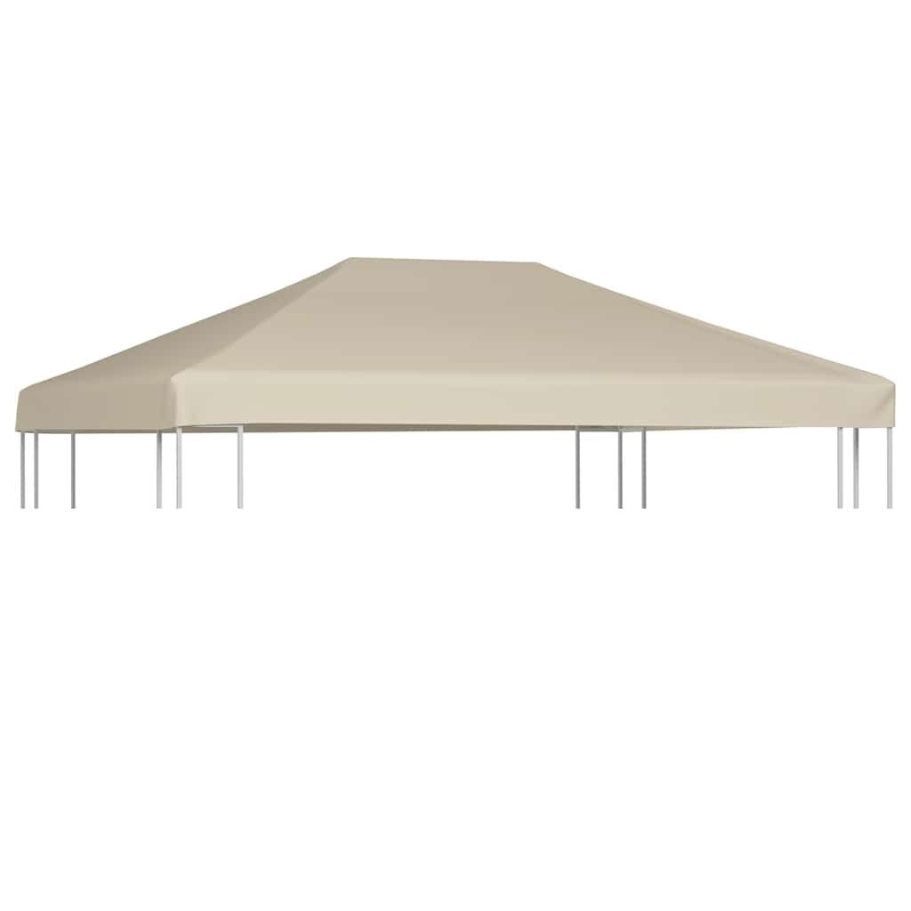 vidaXL Prieeldak 310 g/m² 4x3 m beige