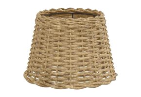 Landelijke Wicker Lampenkap - Ø30 cm Bruin - 32% Korting