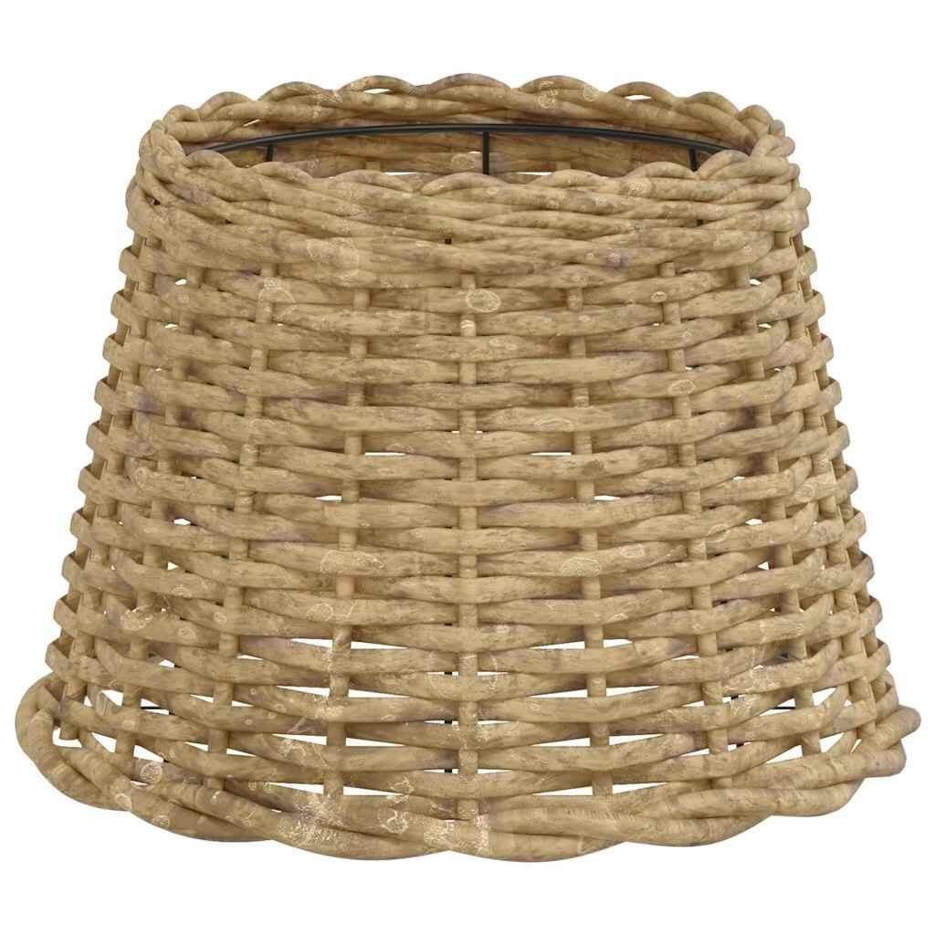 vidaXL Lampenkap Ø30x20 cm wicker bruin