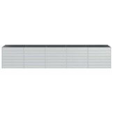 Verhoogde Plantenbak 400x80x77 cm Gegalvaniseerd Staal - 35% Korting!
