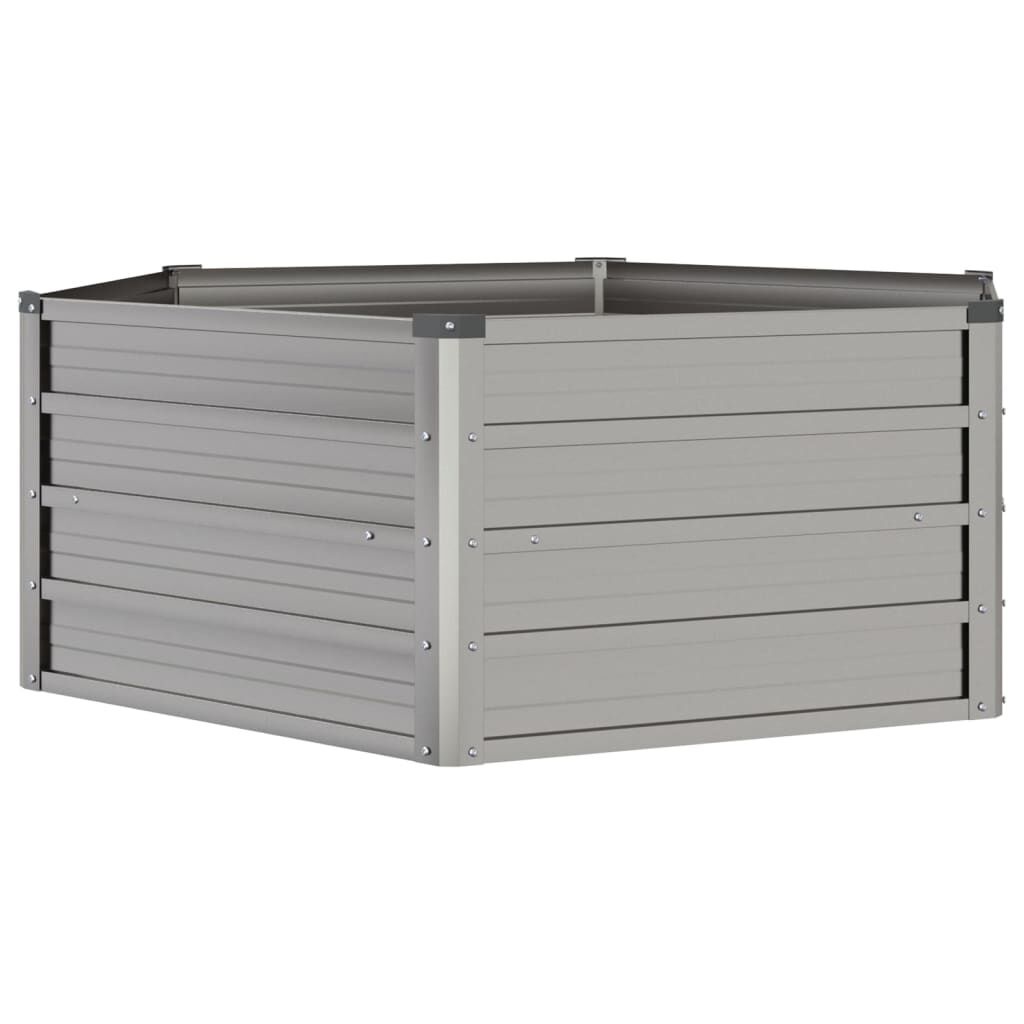 vidaXL Plantenbak verhoogd 129x129x45 cm cortenstaal roestig