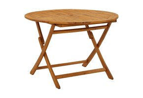 Inklapbare Acacia Houten Tuintafel 110 cm - 35% Korting