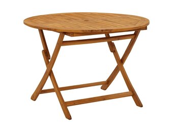 vidaXL Tuintafel inklapbaar 110 cm massief acaciahout