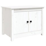 Salontafel Grenenhout Wit 71x49x55 cm - 59% Korting