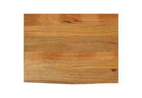 vidaXL Tafelblad Massief Mangohout met Natuurlijke Rand 70x60x2,5 cm - 36% Korting