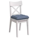 vidaXL Zitkussens 4 st Katoen Stof Blauw 45 x 45 cm