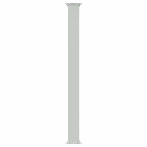 vidaXL Uittrekbaar Zijscherm 500 x 100 cm Polyester Rechthoekig Taupe