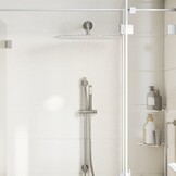 vidaXL Regendouchekop roestvrij staal 304 50 cm Rond