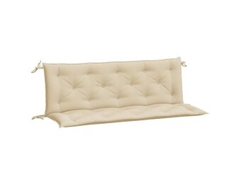 Tuinbankkussens Beige Oxford Stof - 2 Stuks - 40% Korting