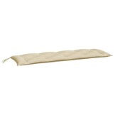 Tuinbankkussens Beige Oxford Stof - 2 Stuks - 40% Korting