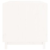 vidaXL Hondenhok 100x70x72 cm massief grenenhout wit