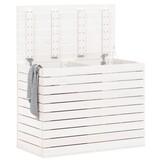 Wasmand Grenenhout Wit 88x44x66 cm - 60% Korting