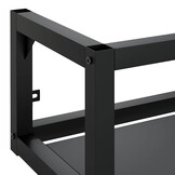 Wastafelframe Wandmontage 59x38 cm IJzer Zwart - 59% Korting