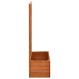 vidaXL Latwerkplantenbak 50x25x90 cm massief vurenhout oranje