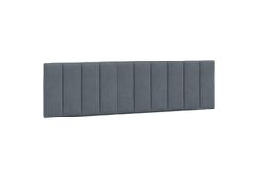Hoofdbordkussen 180 cm Fluweel Donkergrijs - 34% Korting