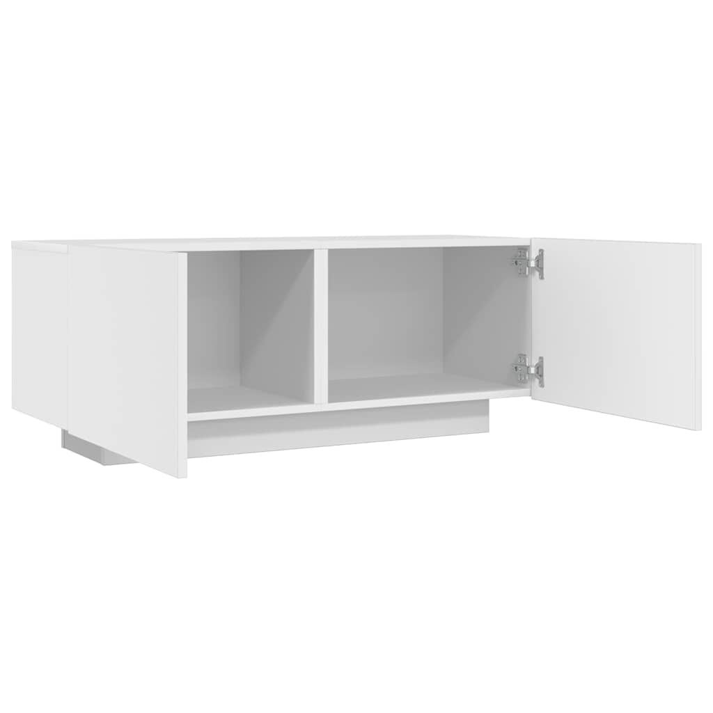 Tv-meubel bewerkt hout wit 100x35x40 cm - 34% Korting