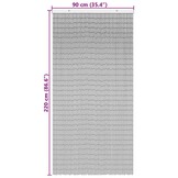 vidaXL Insectengordijn Palmboom print 90x220 cm bamboe