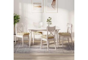 Set van 4 Crème Zitkussens 45x45x12 cm - 33% Korting