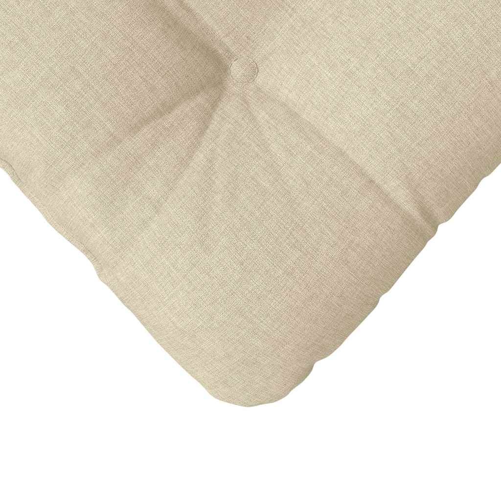 vidaXL Zitkussens 4 pcs Crème 45 x 45 x 12 cm Stof