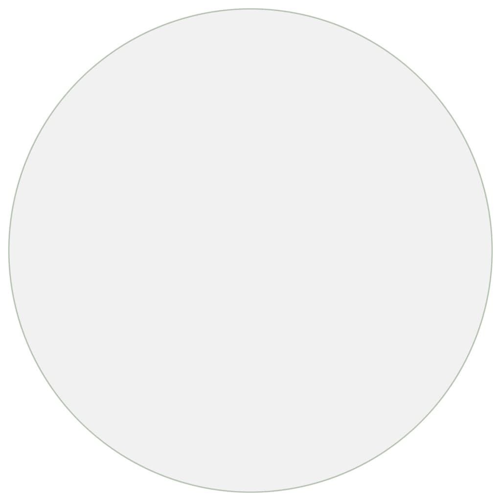 vidaXL Tafelbeschermer Ø 110 cm 2 mm PVC mat