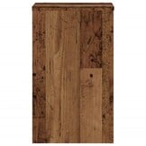 vidaXL Plantenstandaards 2 st 30x30x50 cm bewerkt hout oud houtkleurig