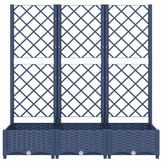 Plantenbak met latwerk Donkergrijs - 120x40x121,5 cm - 46% Korting
