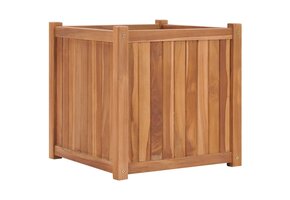 Plantenbak Verhoogd 50x50x50cm Massief Teakhout - 35% Korting
