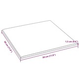 vidaXL Wandpanelen 12 st 1,08 m² 30x30 cm fluweel donkergrijs