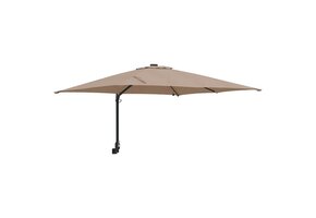 Taupe Tuinparasol met LED-verlichting - 35% Korting