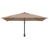 Taupe Tuinparasol 248.5 cm met LED - 61% Korting