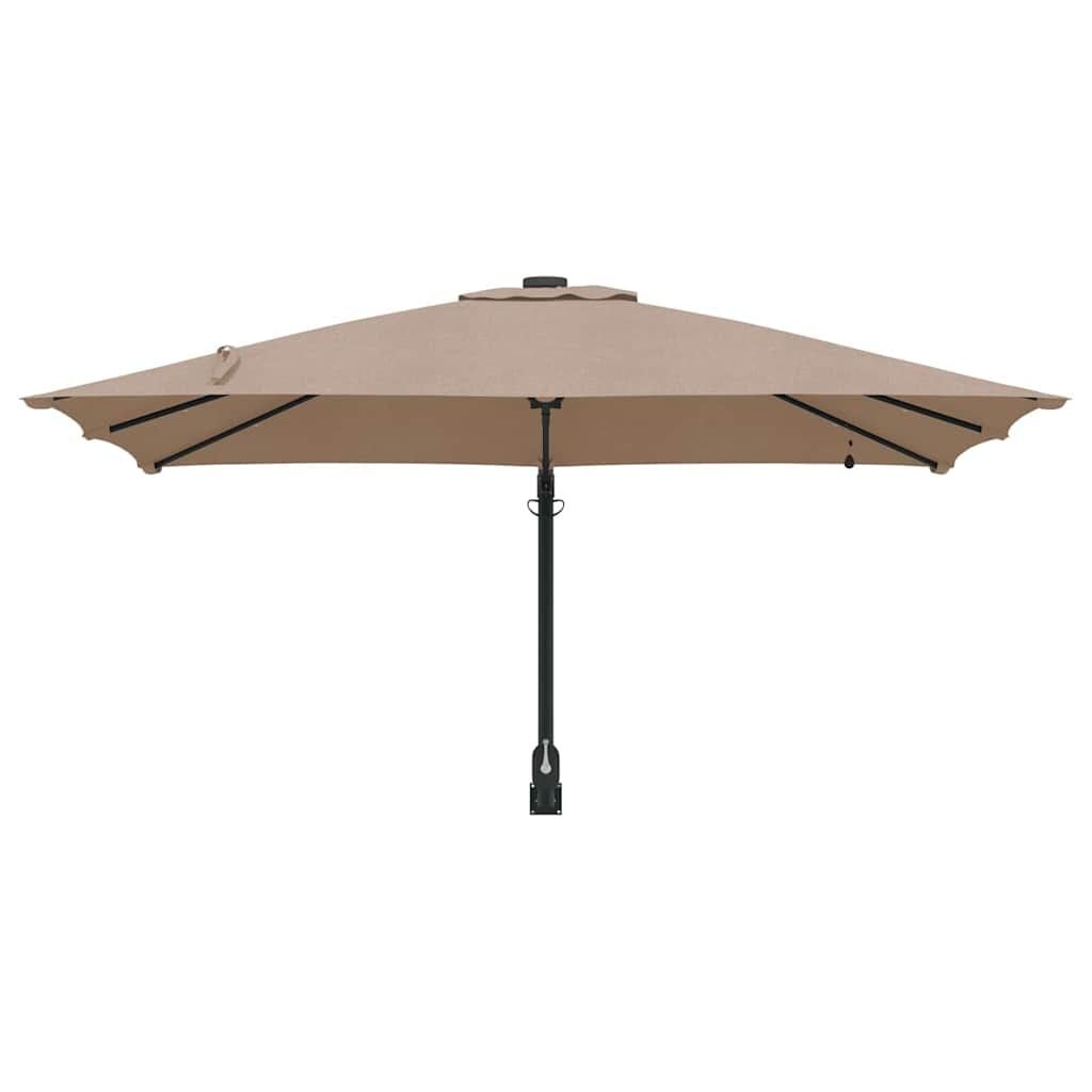 Taupe Tuinparasol 248.5 cm met LED - 61% Korting