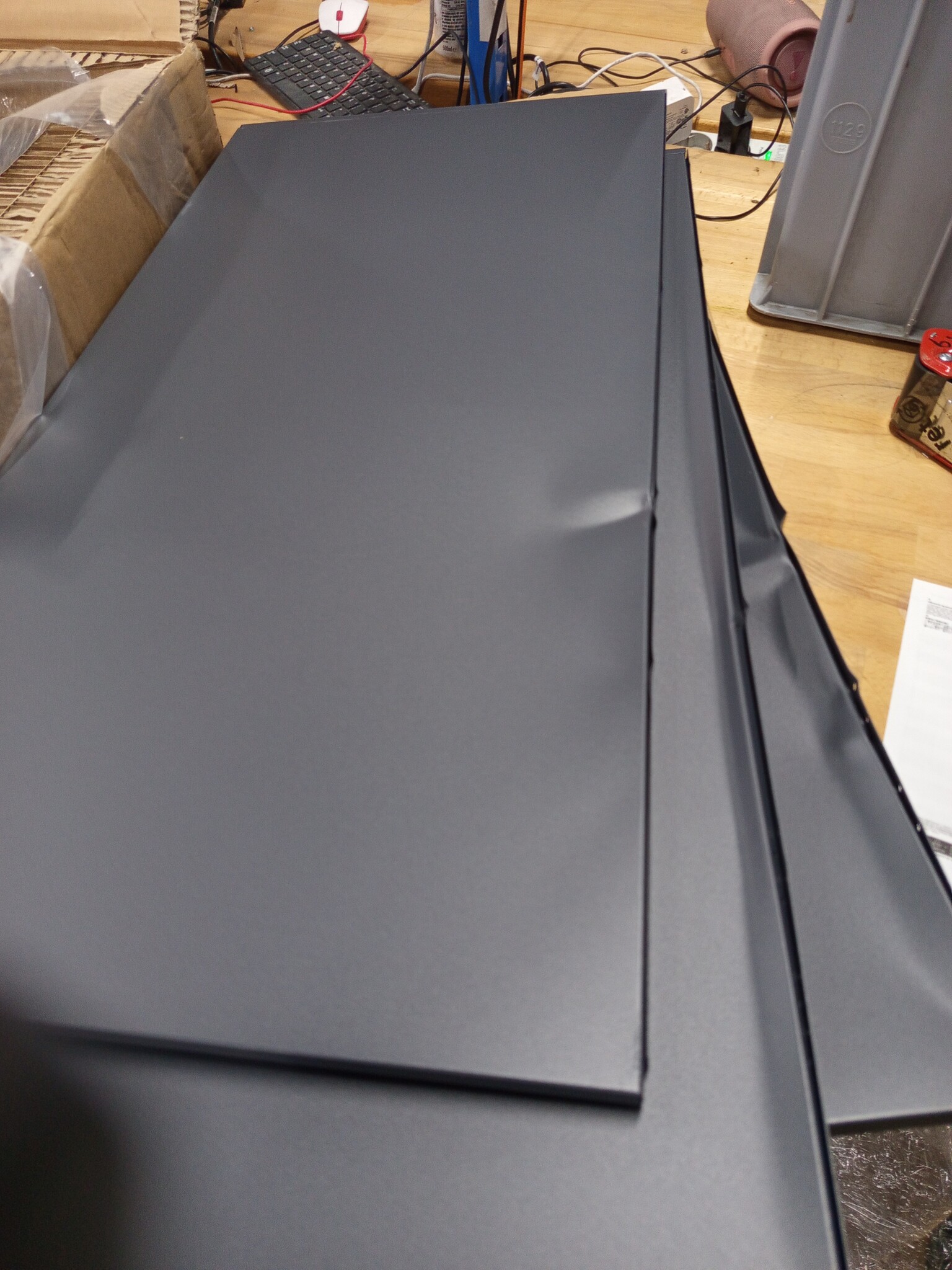 vidaXL Plantenbak 200x40x80 cm koudgewalst staal antracietkleurig
