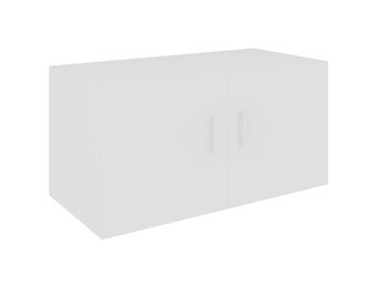 vidaXL Hangkast 80x39x40 cm bewerkt hout wit