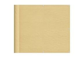 Balkonscherm 90x600cm Zandkleurig Polyester - 33% Korting