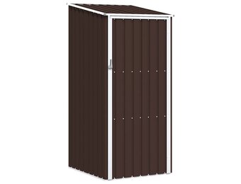 vidaXL Tuinschuur 87x98x159 cm gegalvaniseerd staal bruin